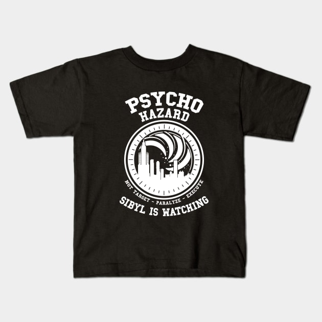 Psycho Hazard Kids T-Shirt by Pyier